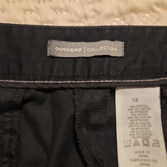 Dockers Black Pencil Mini Skirt 14 - Picture 4 of 5